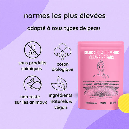 30 pads Loomixa au curcuma.
